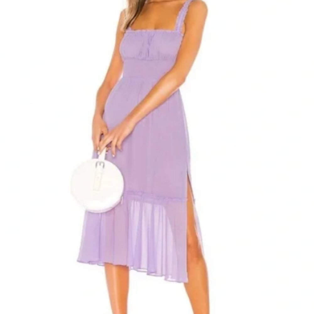 Lovers + Friends Lavender Midi Dress
